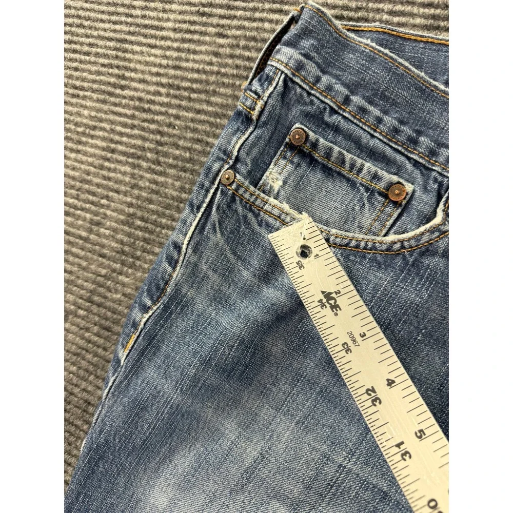 Old Navy Boot Cut Mens Blue Denim Jeans Medium Wash 34x30